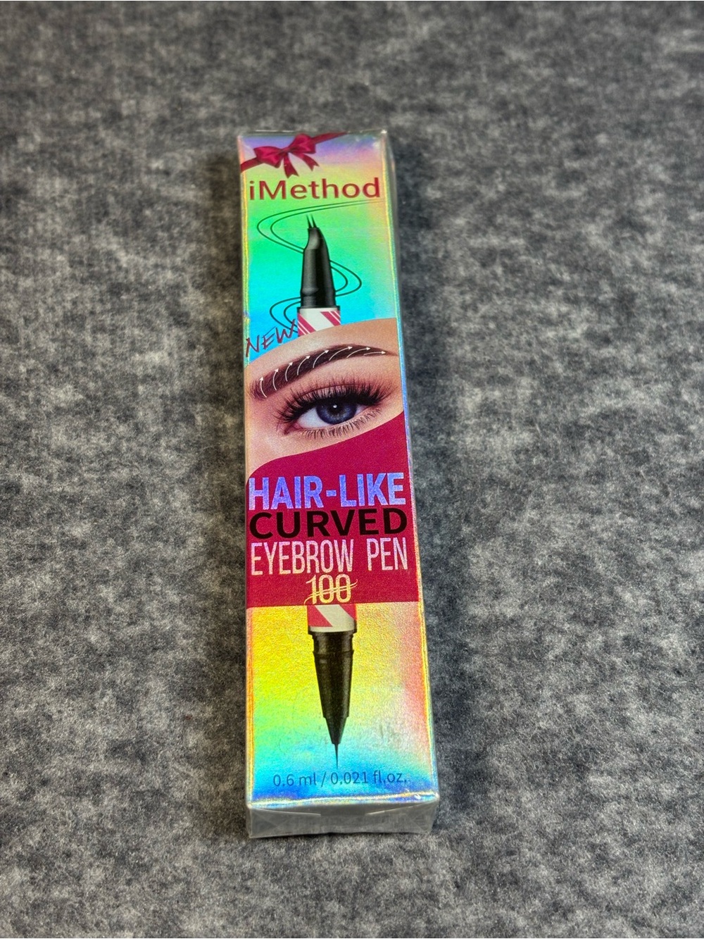 Hair-Like Curved Eyebrow Pen - Reddish Brown